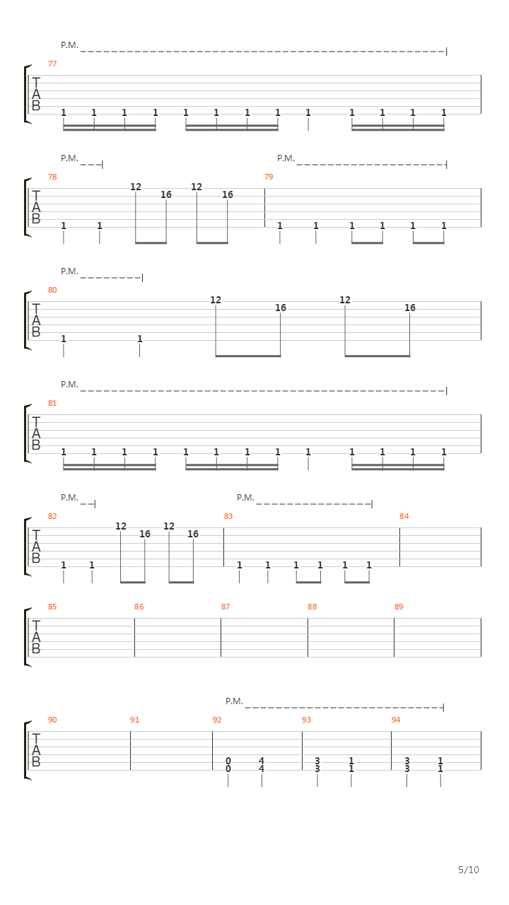 Feueralarm吉他谱