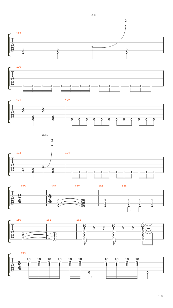 Section 8吉他谱