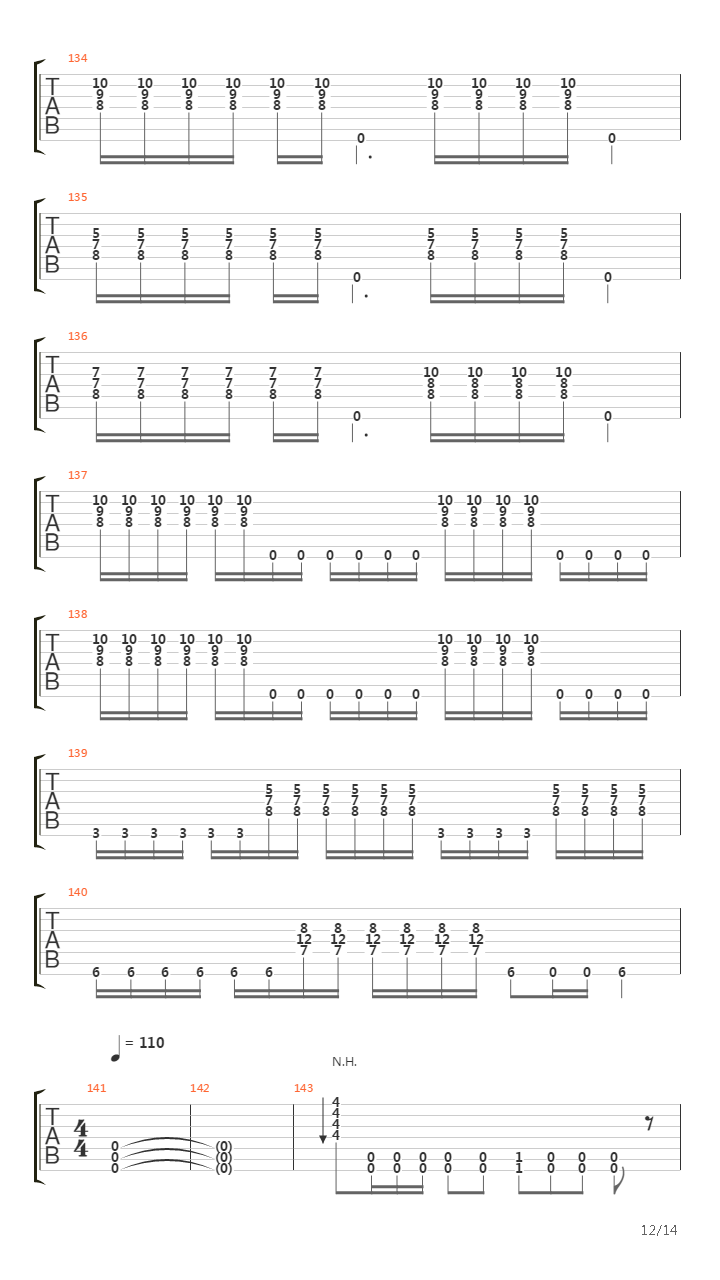 Section 8吉他谱