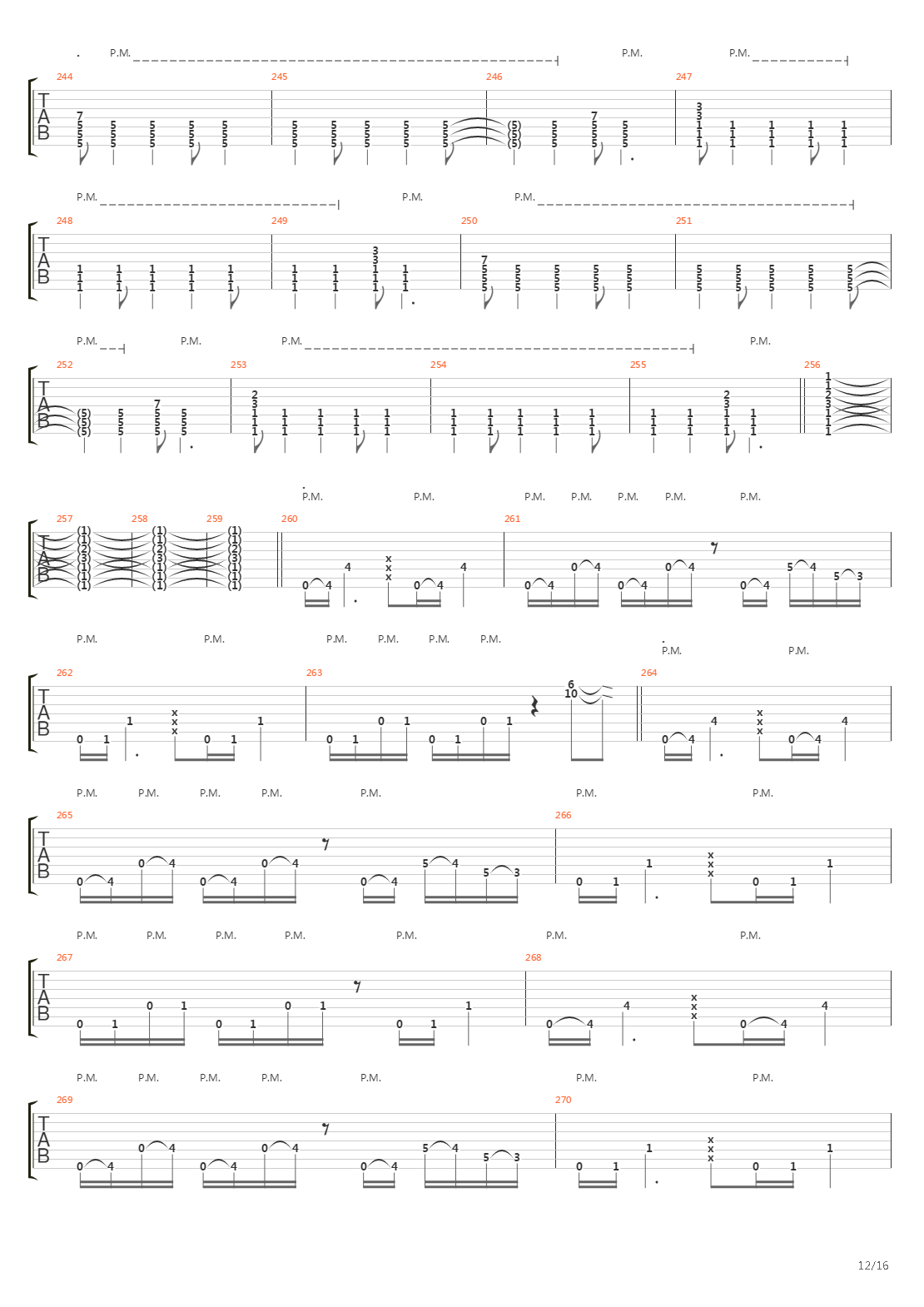 Demarcation吉他谱