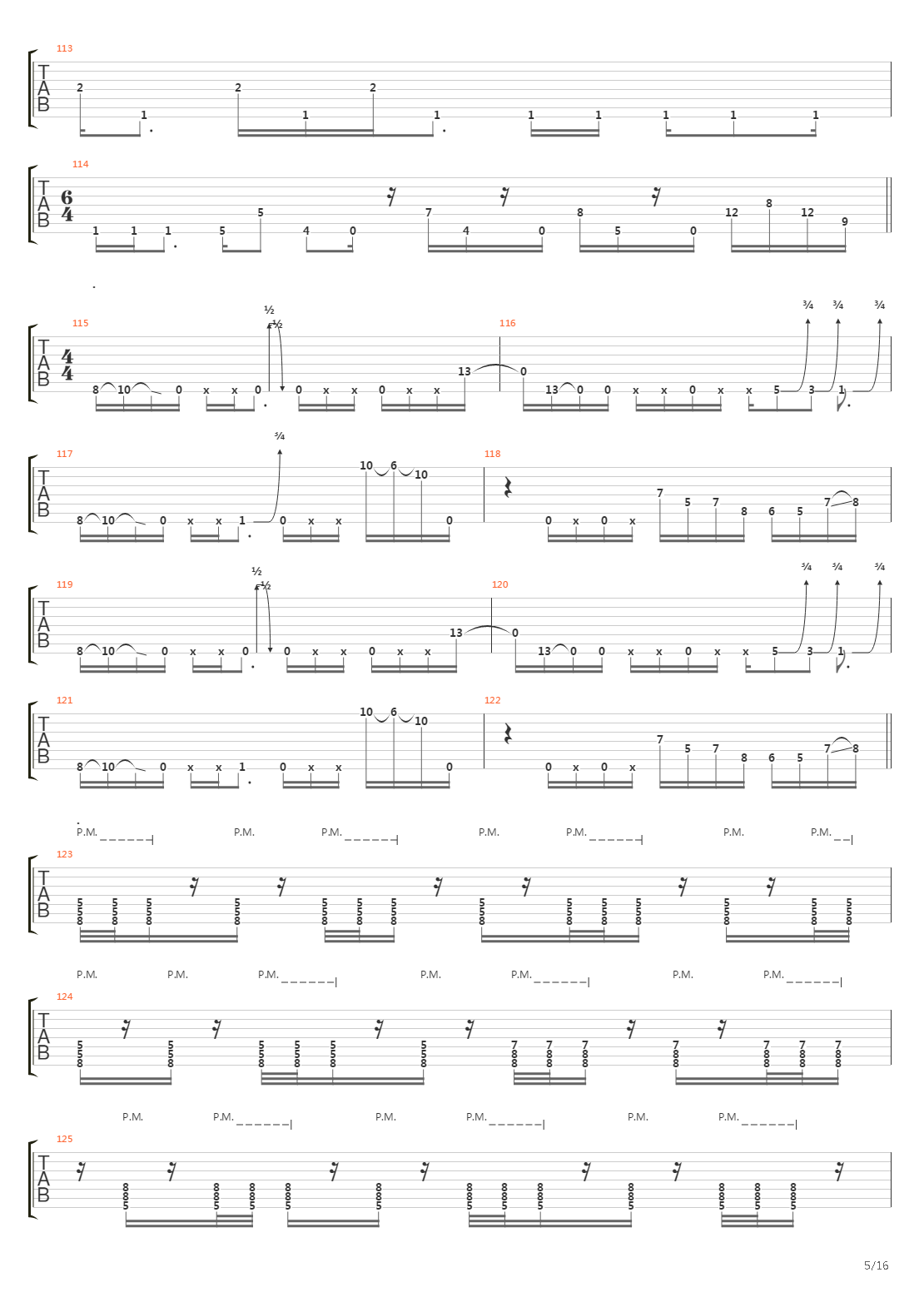 Demarcation吉他谱