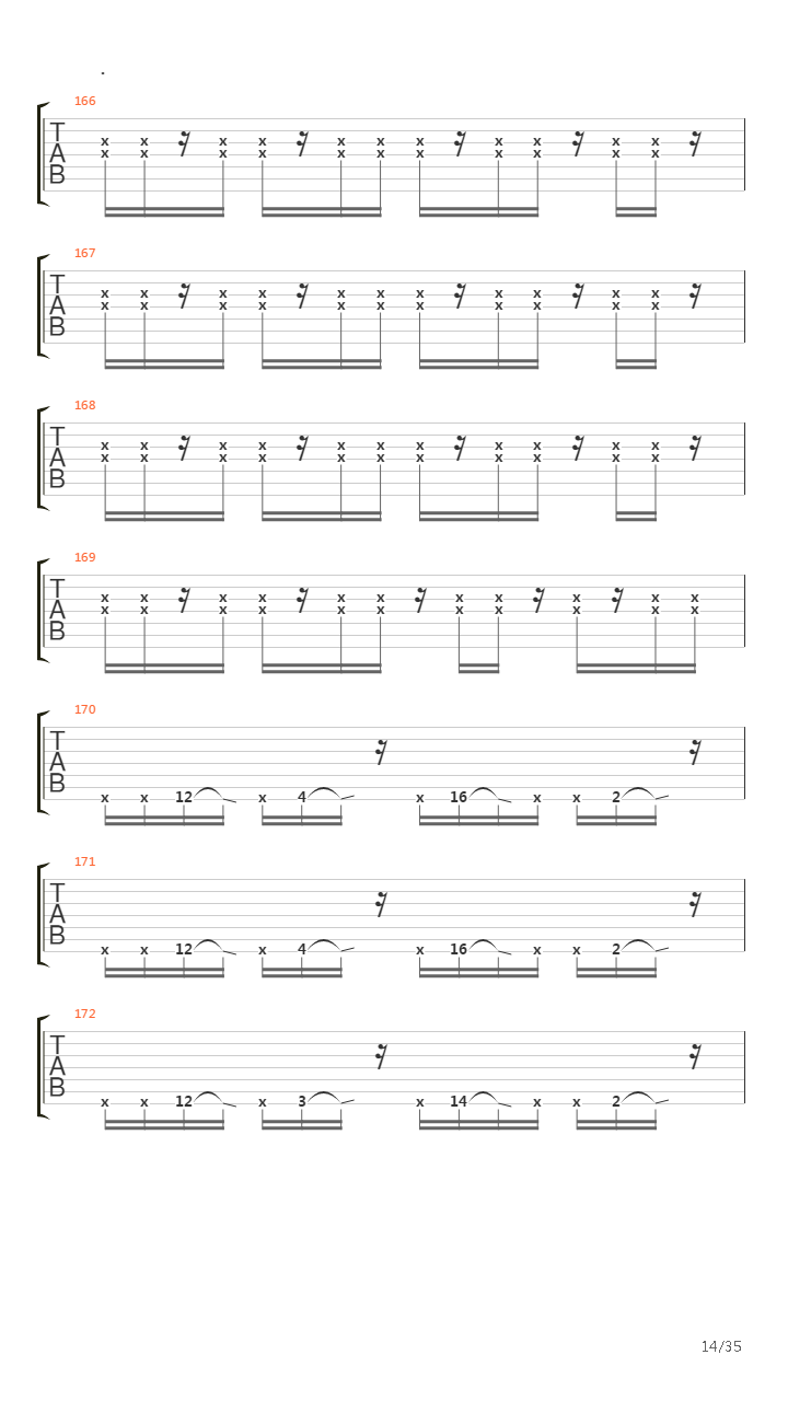 Demarcation吉他谱