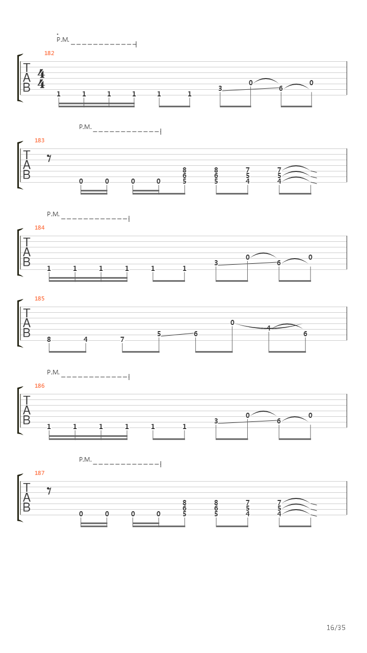 Demarcation吉他谱