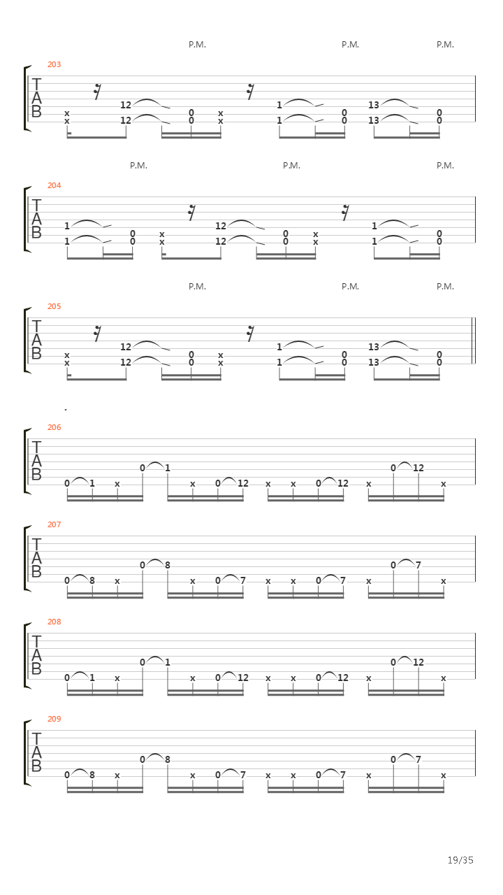 Demarcation吉他谱