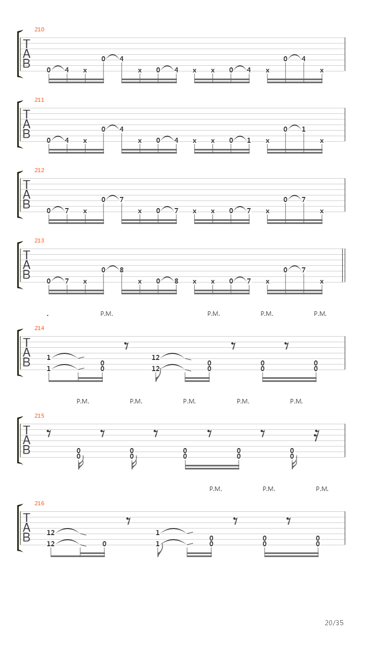 Demarcation吉他谱