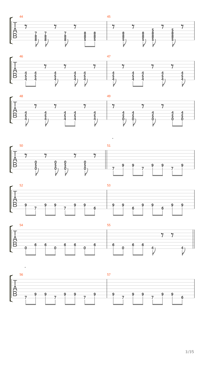 Demarcation吉他谱