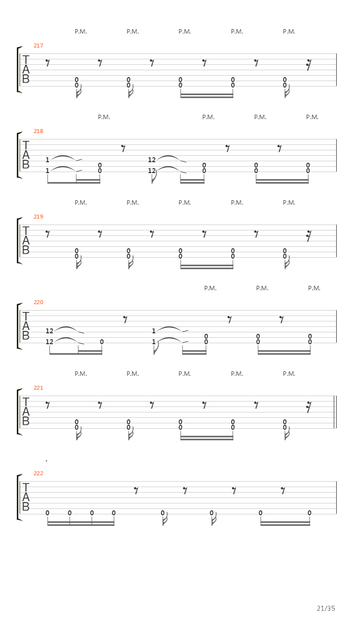 Demarcation吉他谱