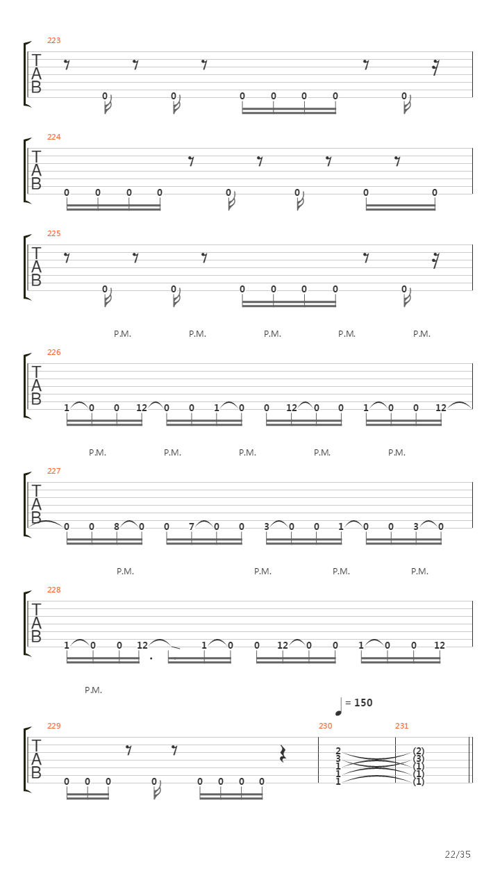 Demarcation吉他谱