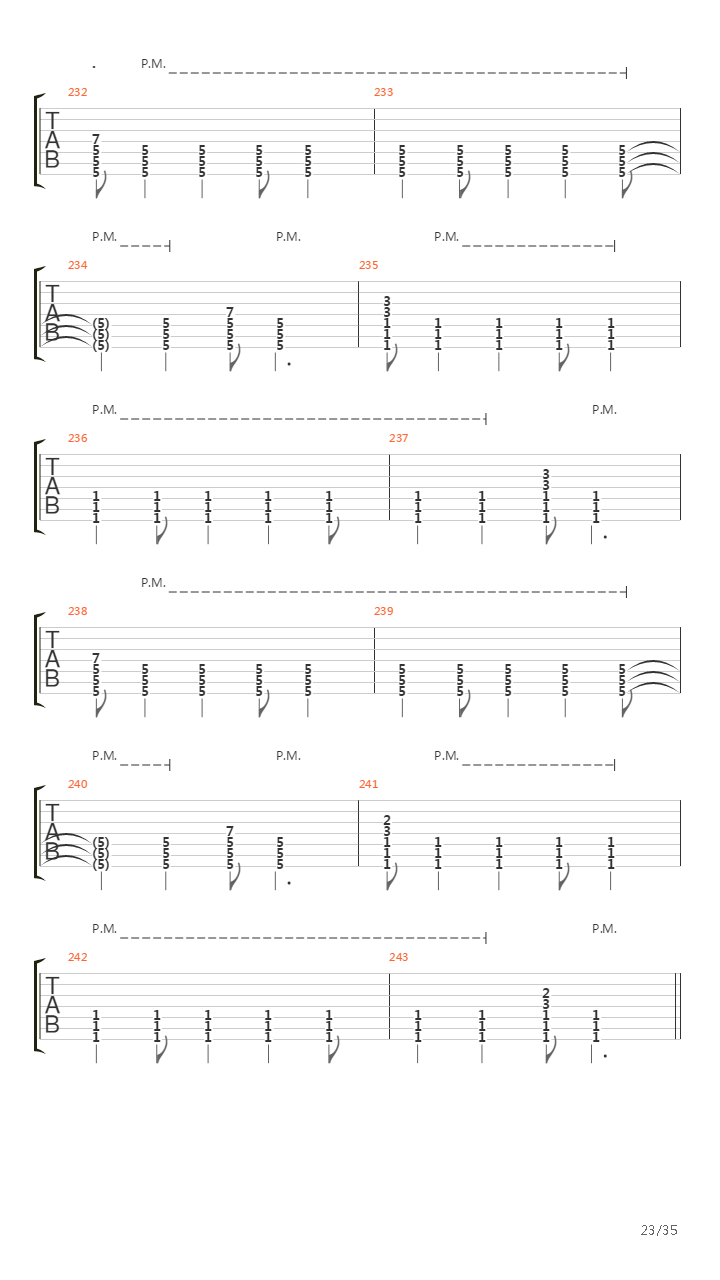 Demarcation吉他谱