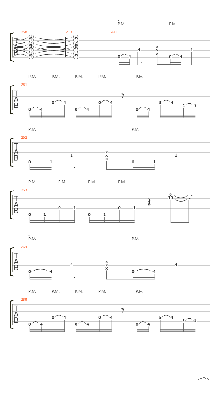 Demarcation吉他谱