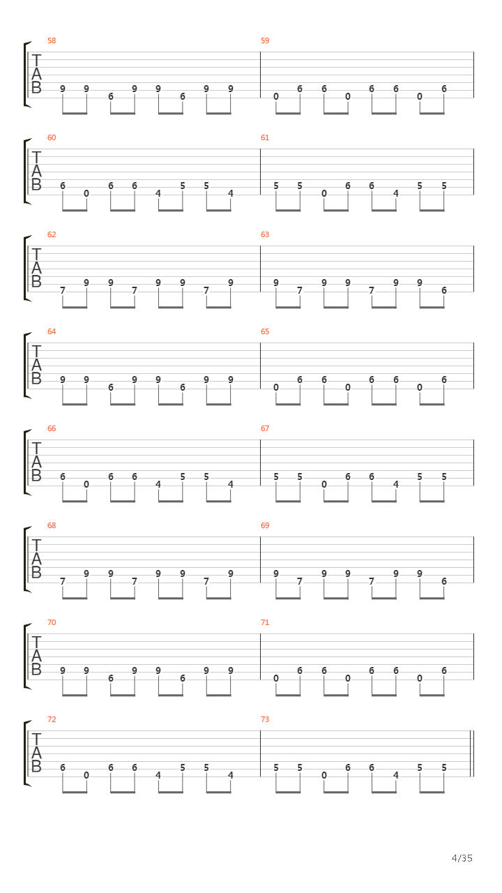 Demarcation吉他谱