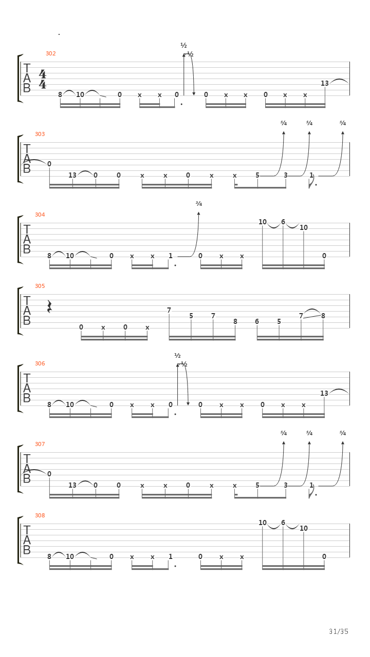 Demarcation吉他谱