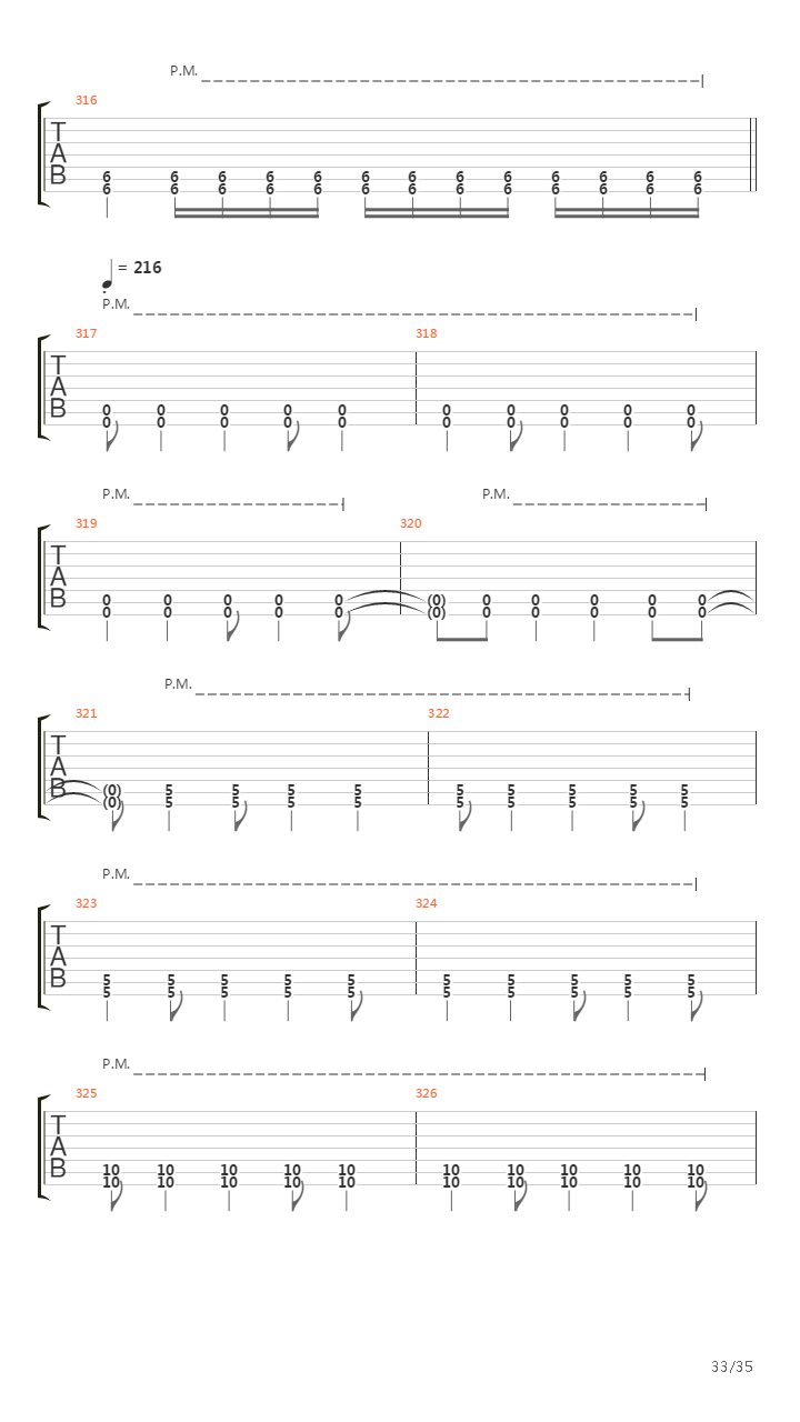 Demarcation吉他谱