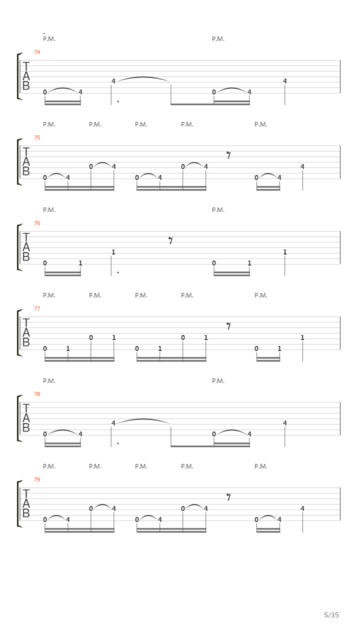 Demarcation吉他谱