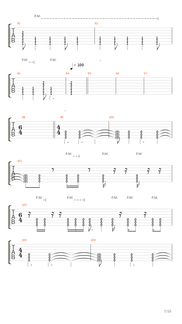 Demarcation吉他谱