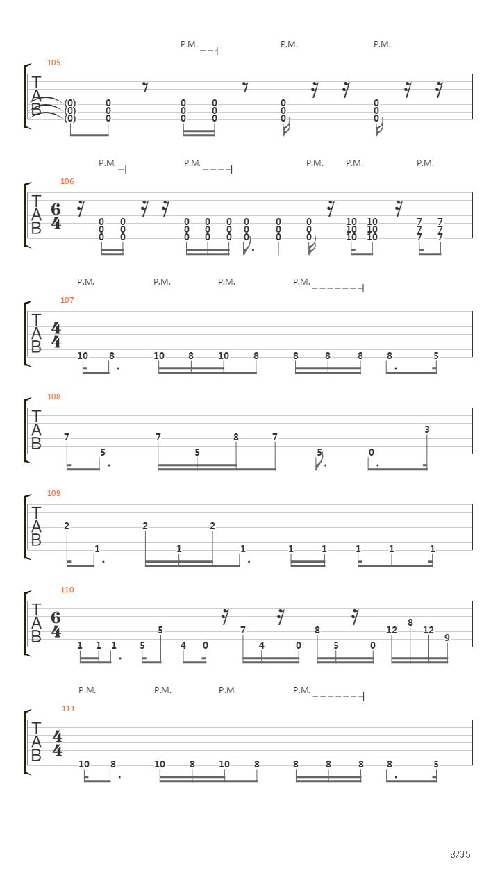 Demarcation吉他谱