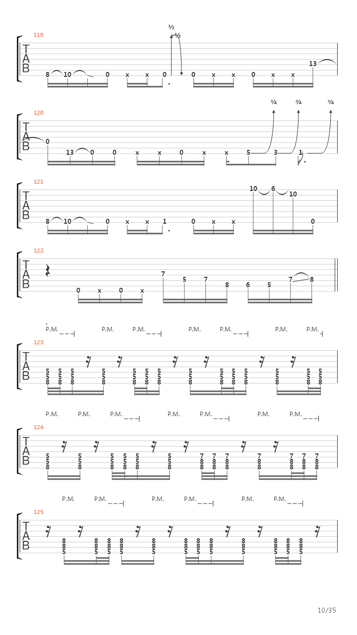 Demarcation吉他谱