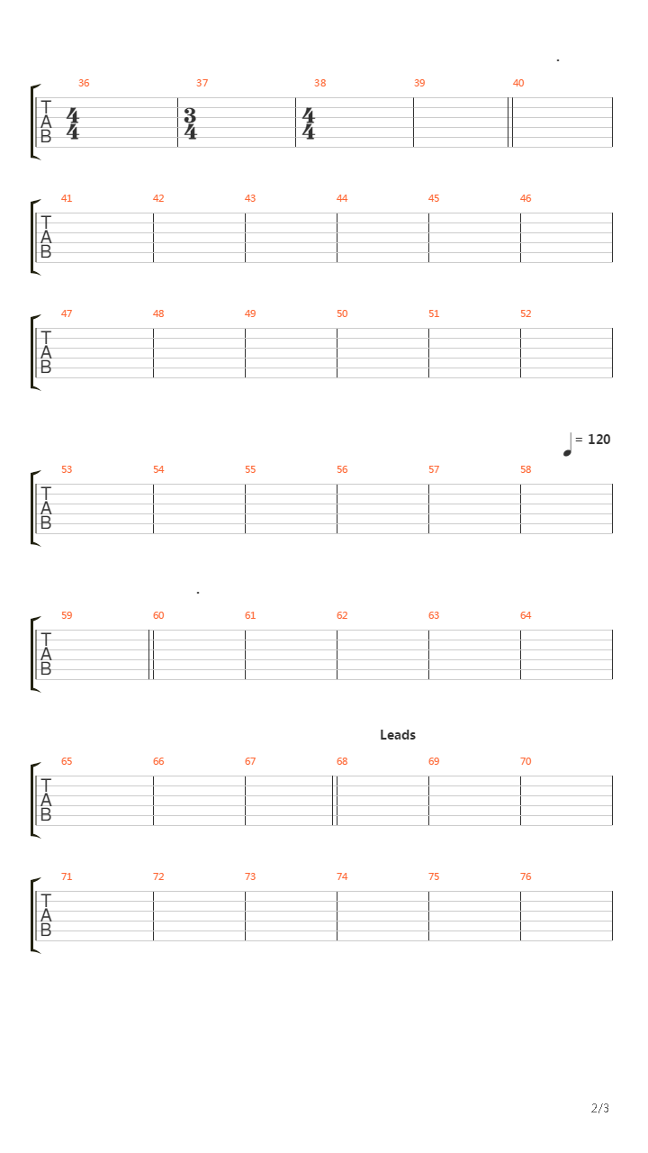 End Of The Sun吉他谱