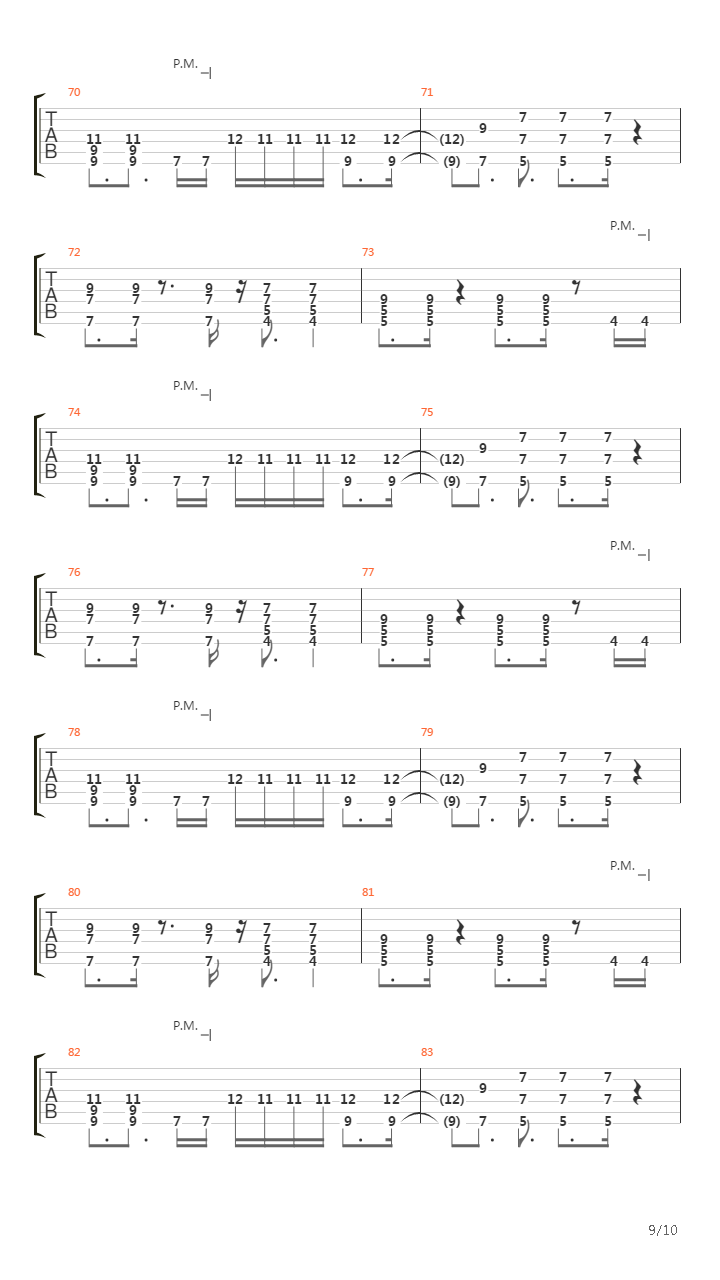 Higher吉他谱