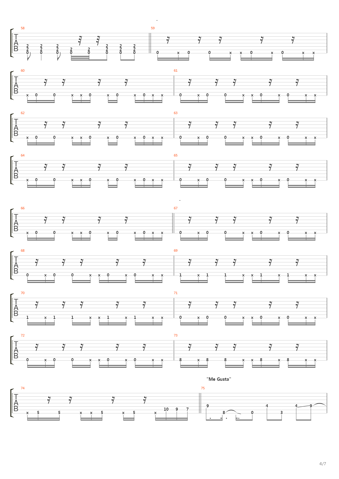 The Excursion吉他谱