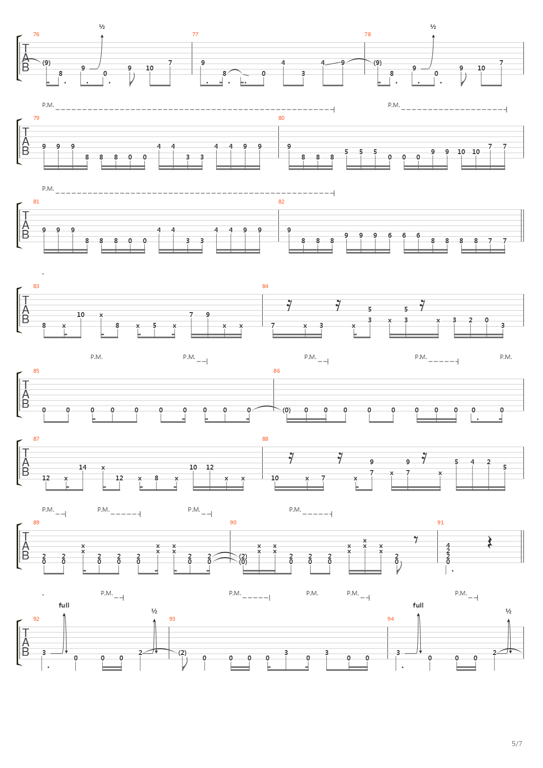 The Excursion吉他谱