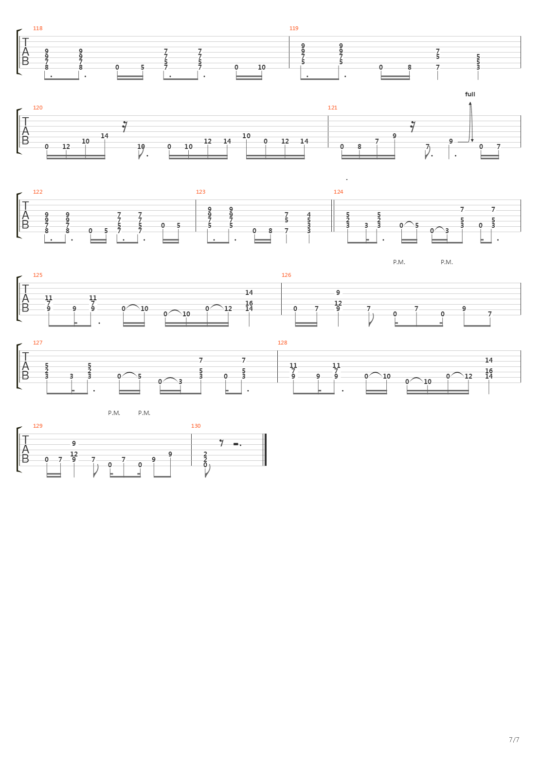 The Excursion吉他谱