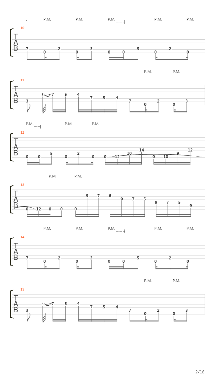 The Excursion吉他谱