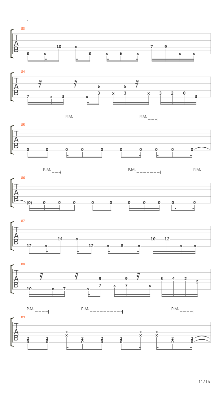 The Excursion吉他谱