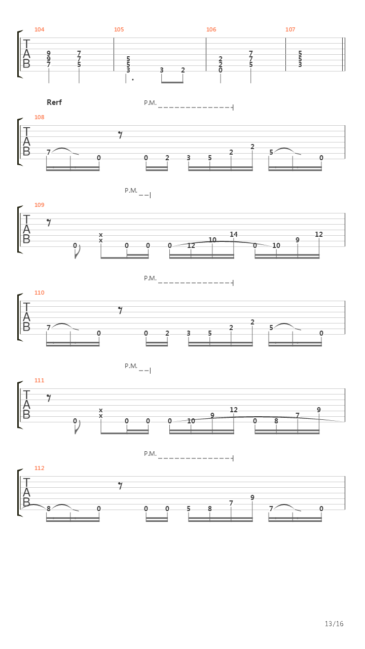 The Excursion吉他谱