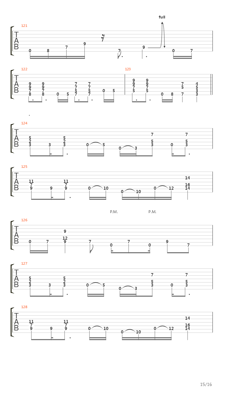 The Excursion吉他谱