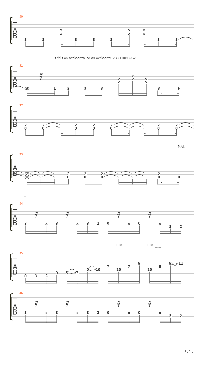 The Excursion吉他谱