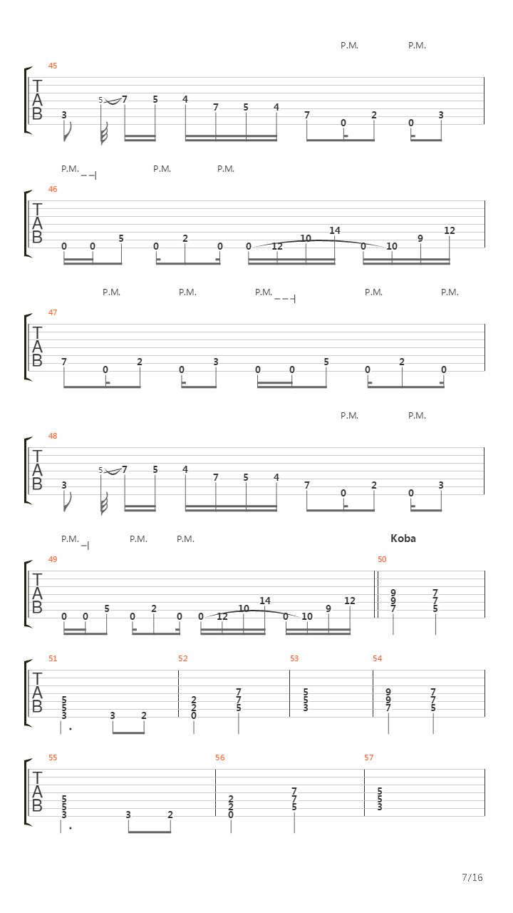 The Excursion吉他谱