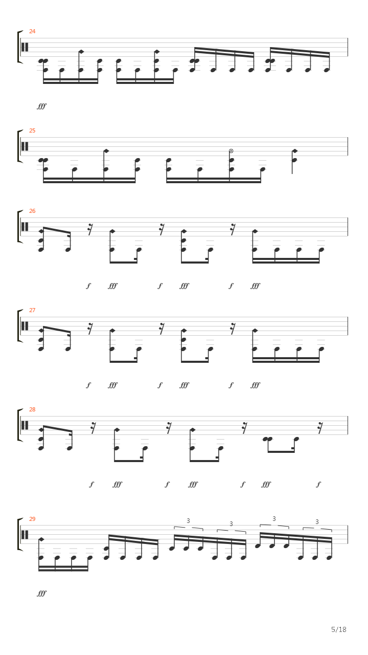 Faces吉他谱