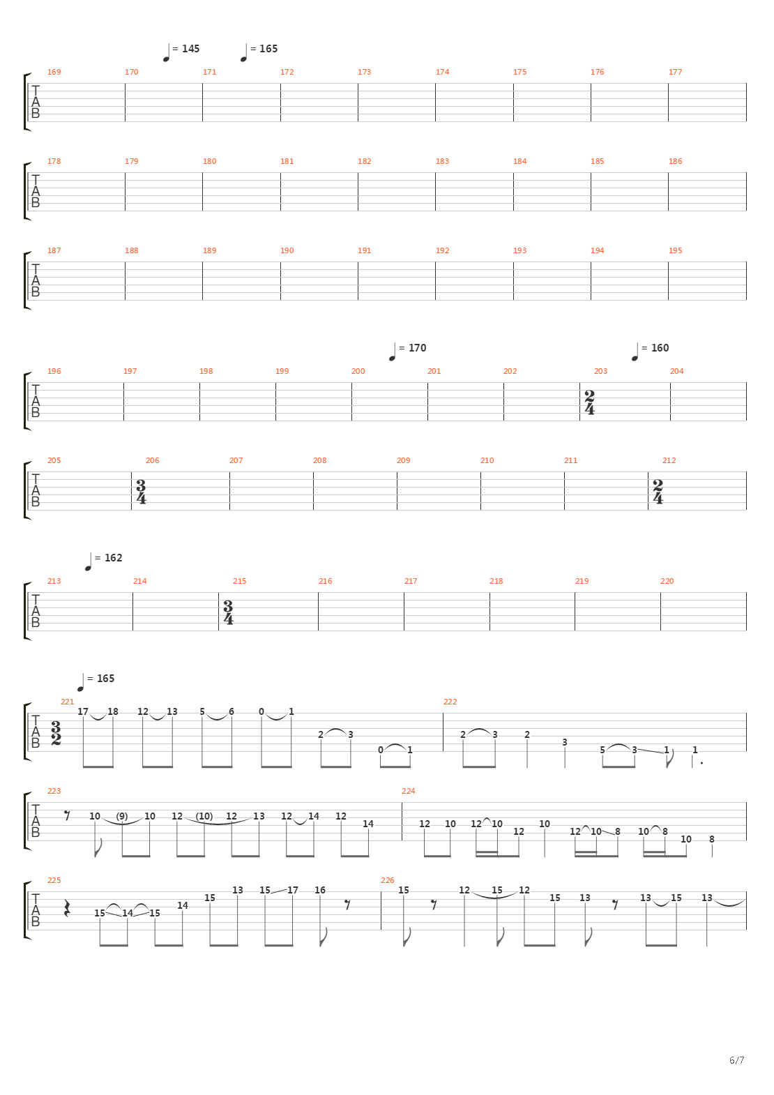 Close To The Edge Part I - The Solid Time Of Change吉他谱