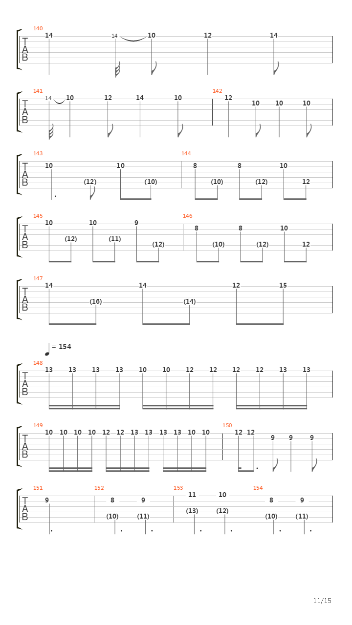 Close To The Edge Part I - The Solid Time Of Change吉他谱