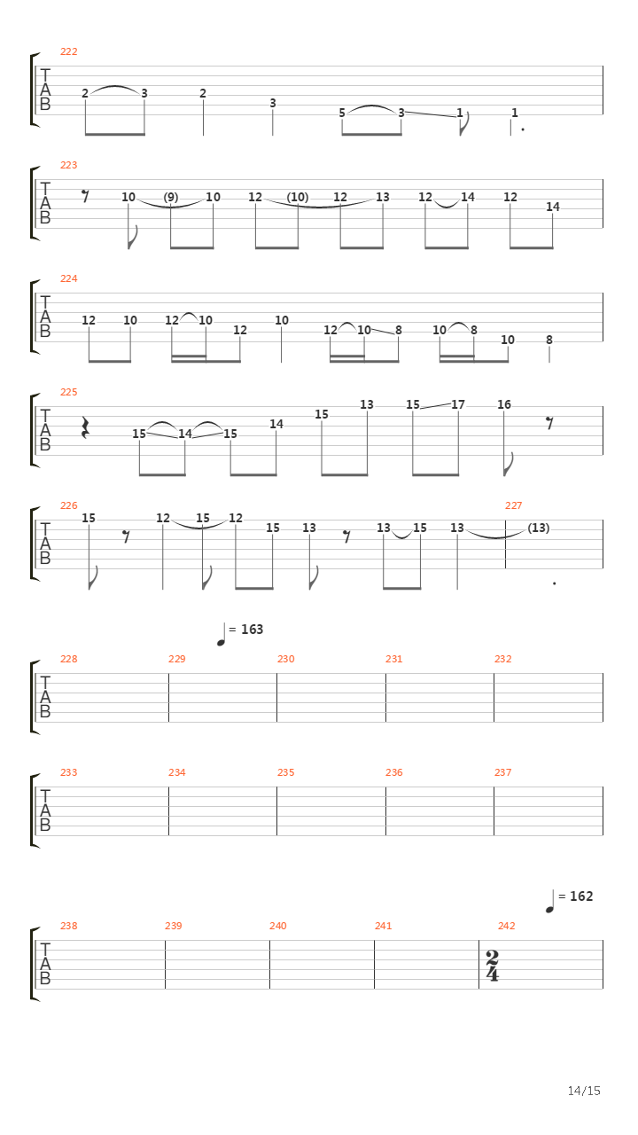 Close To The Edge Part I - The Solid Time Of Change吉他谱