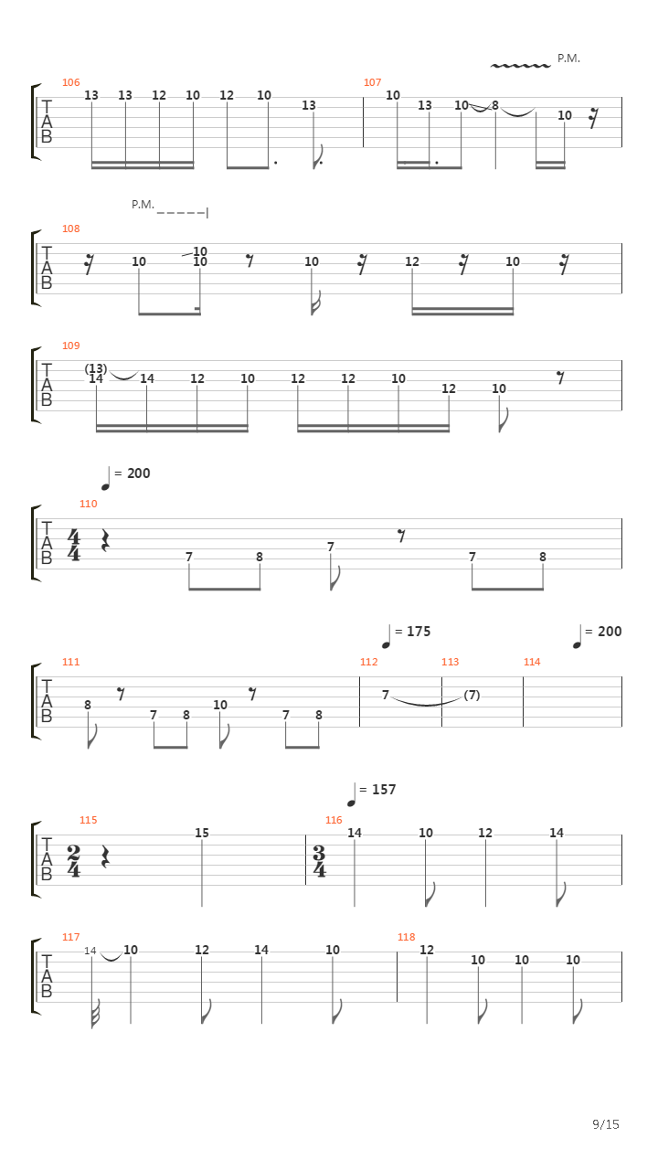 Close To The Edge Part I - The Solid Time Of Change吉他谱