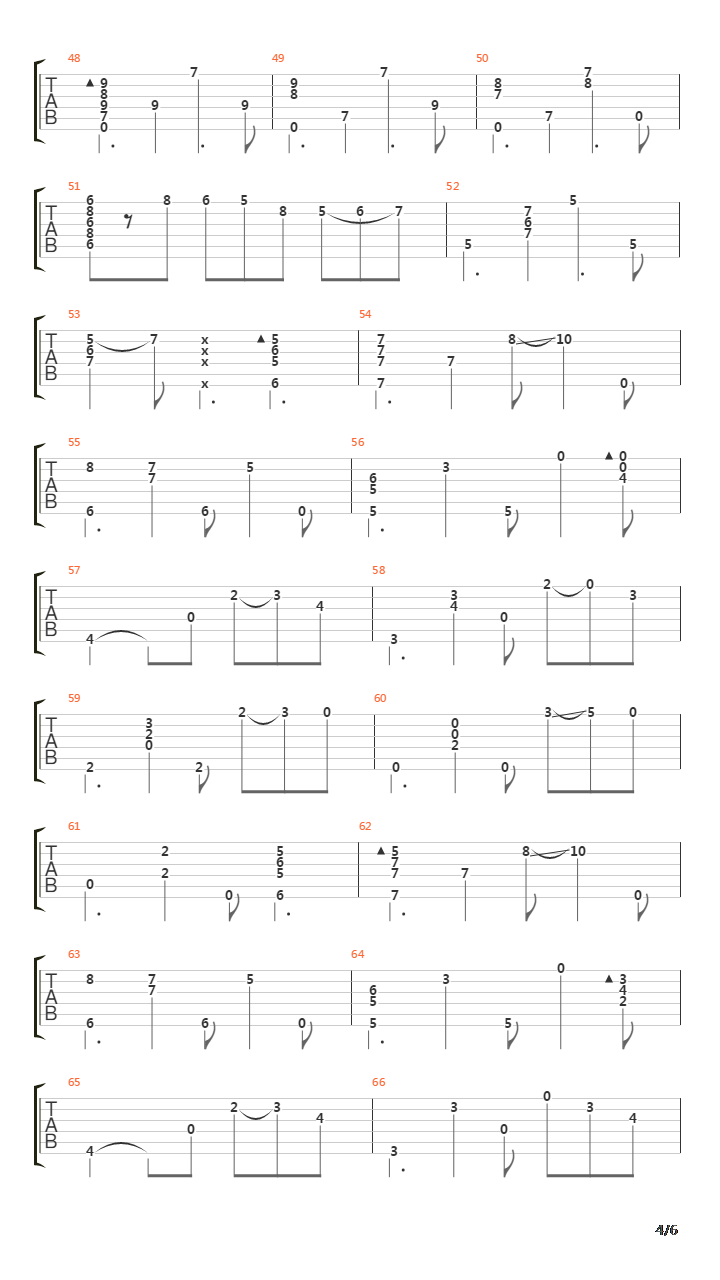 Siesta吉他谱