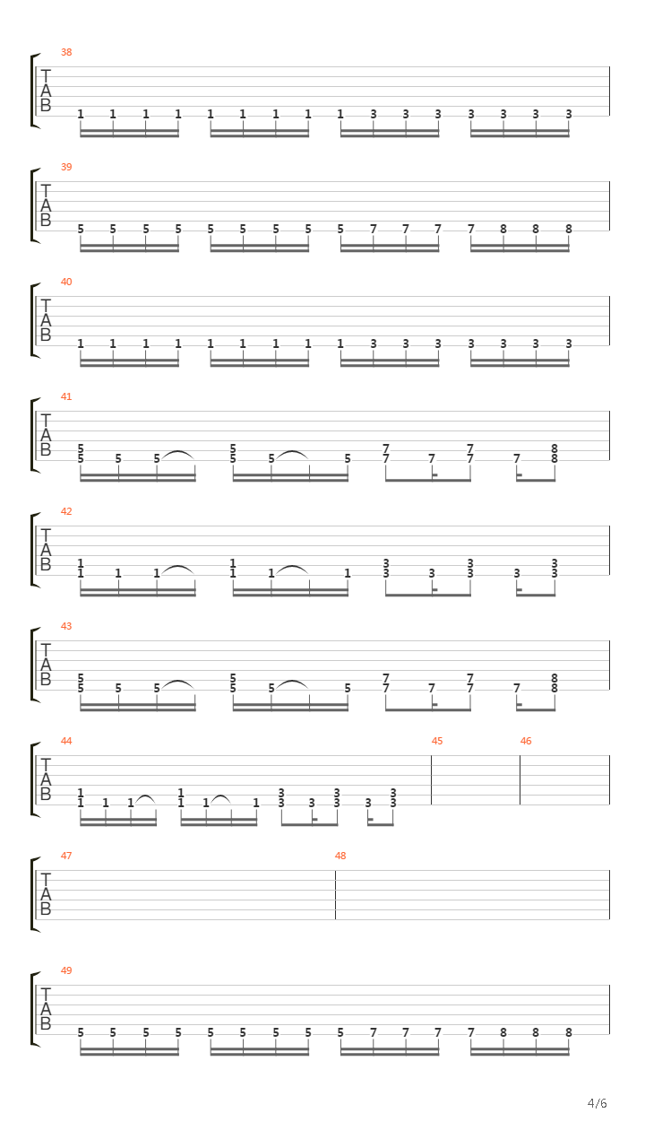 Enter Through The Sun吉他谱