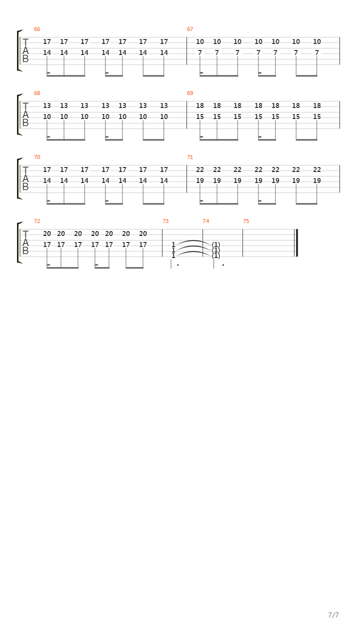 Multiverse吉他谱