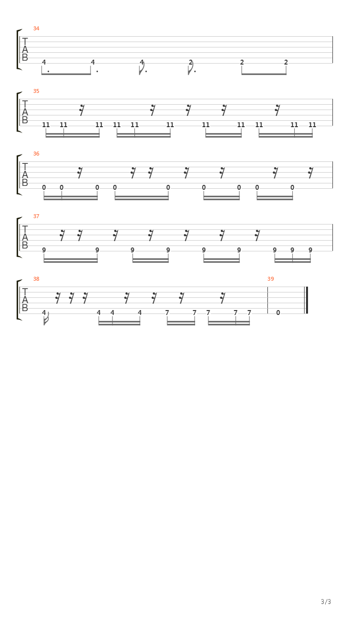 Spiral吉他谱