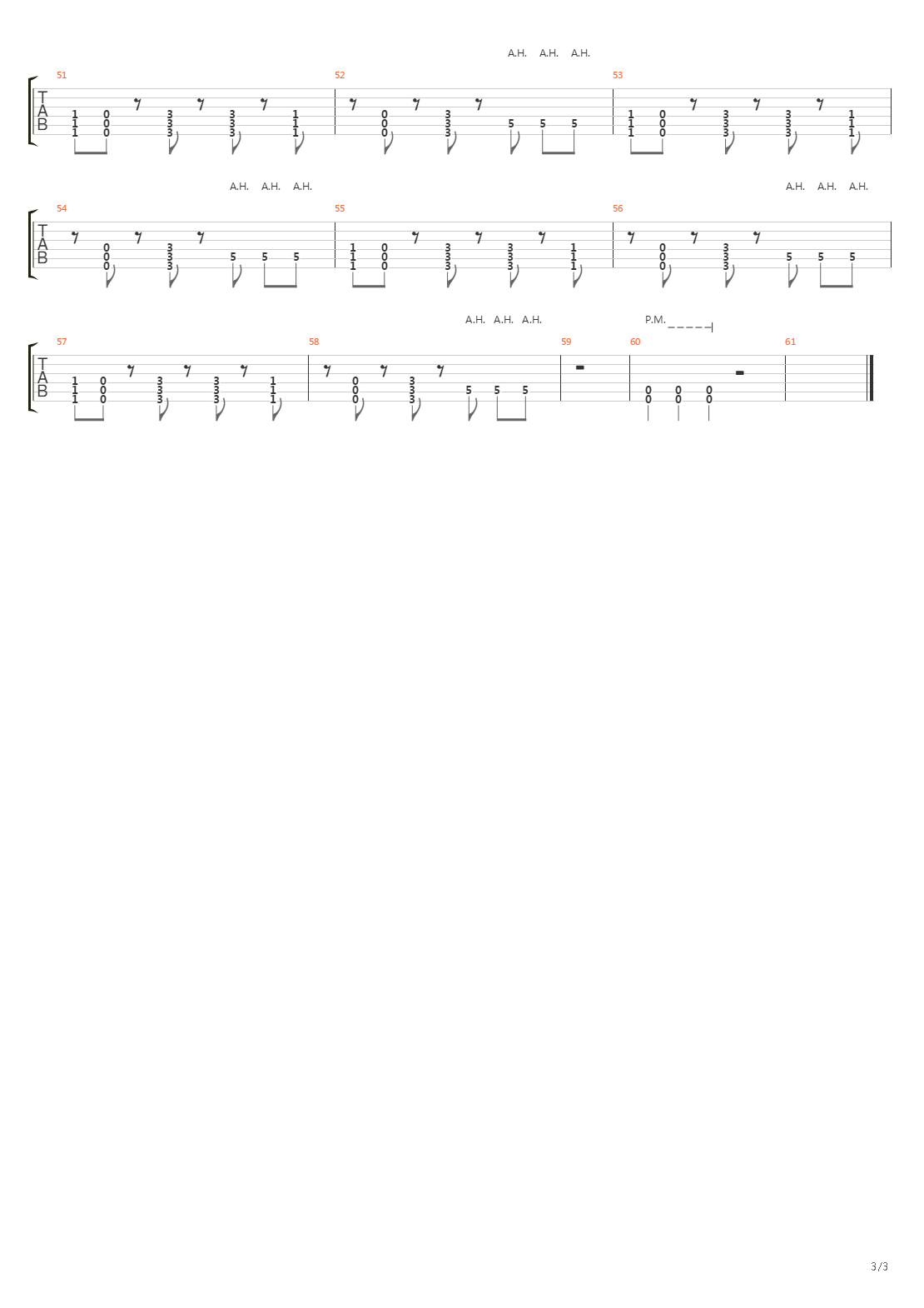 UNDER/SHAFT吉他谱