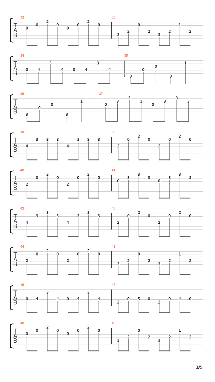 像风一样吹来 (band score original ver.)吉他谱