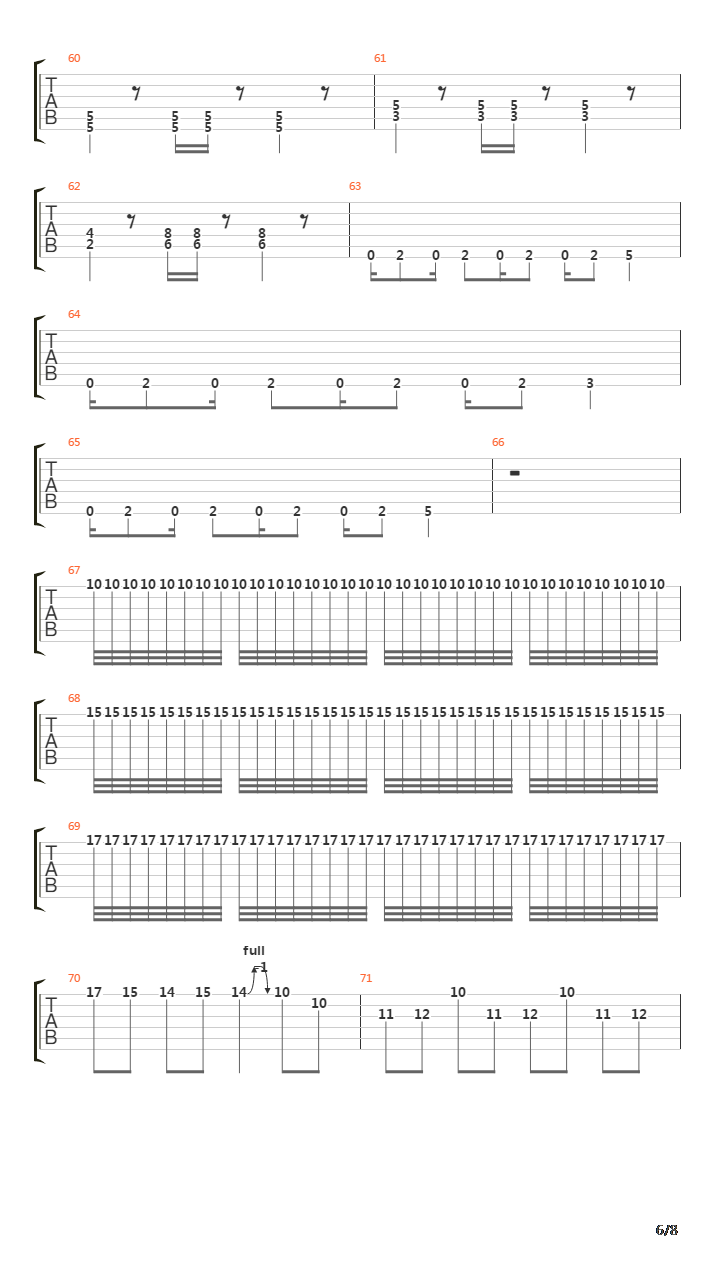 夜不能寐吗？-亚人OP（Accordion.Ver）吉他谱