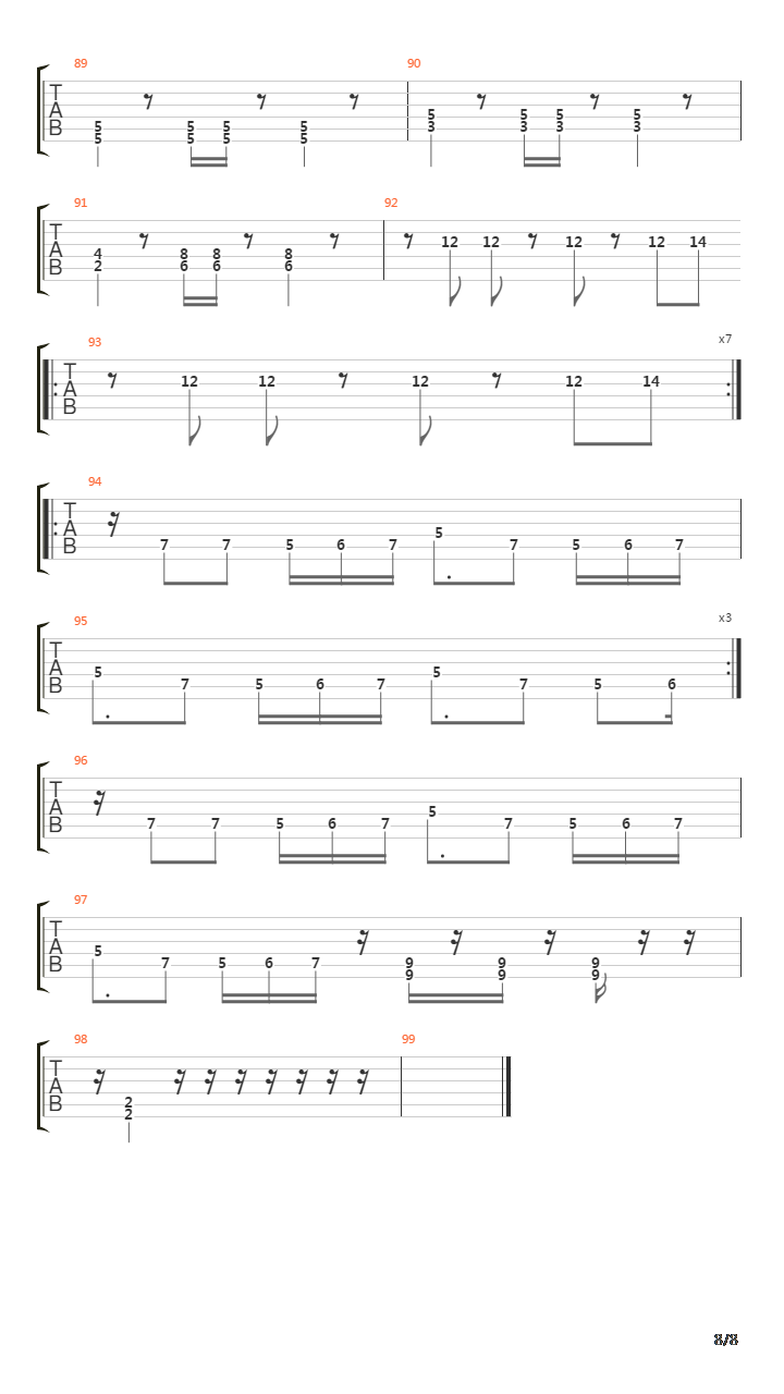 夜不能寐吗？-亚人OP（Accordion.Ver）吉他谱