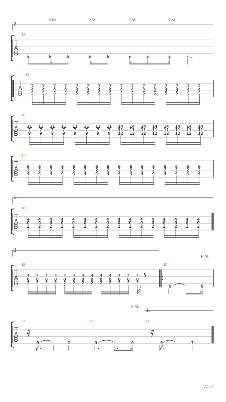 The Way The News Goes吉他谱