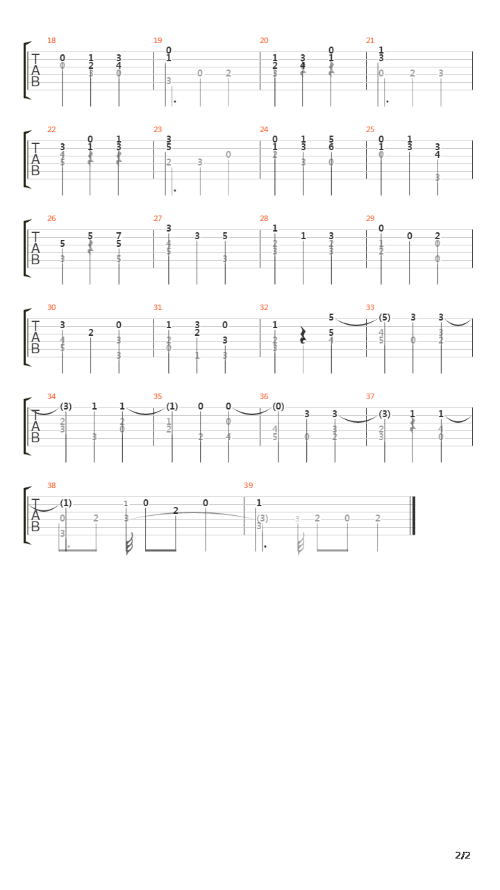 索尔练习曲 op.6 No.8  欢迎发表你的视频版本.吉他谱