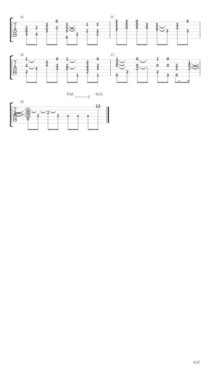 素颜吉他谱