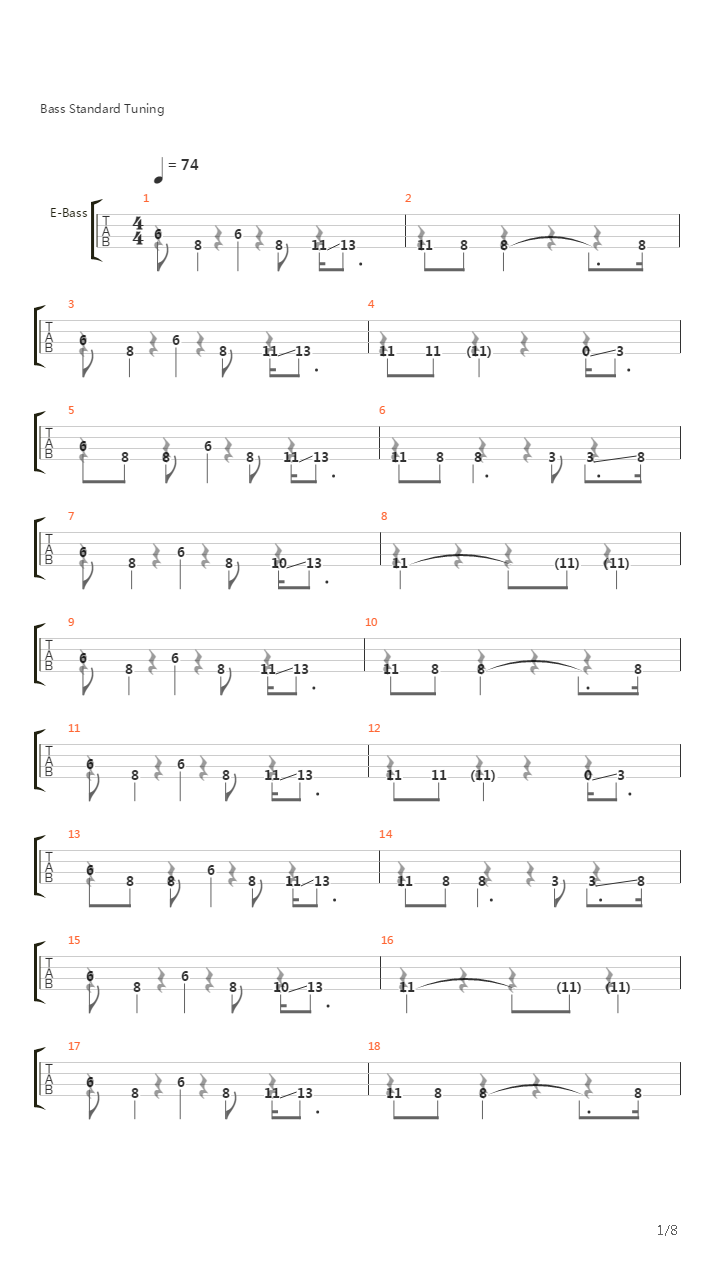 When The Levee Breaks吉他谱