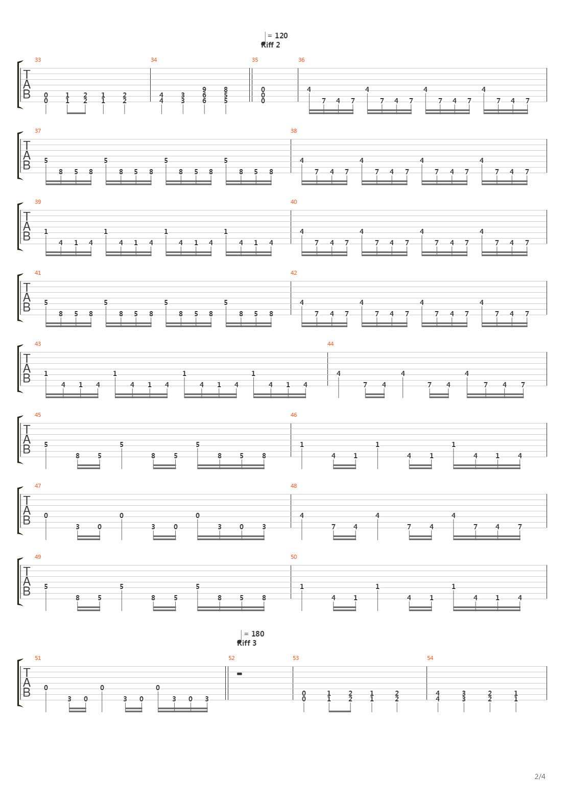 Disillusion In A Discordant System吉他谱